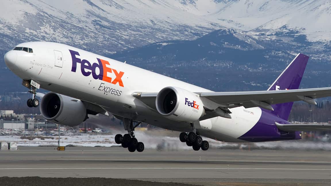 FedEx联邦快递寄件一至两个工作日可以确保到达