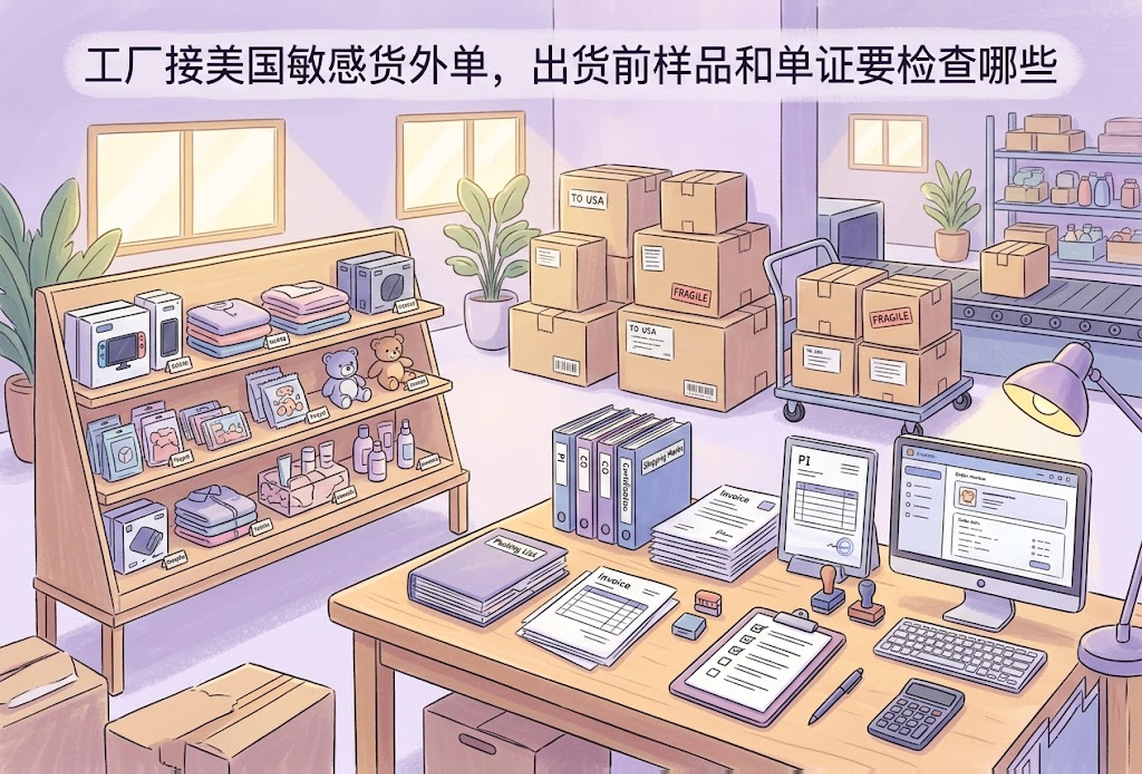 工厂接美国敏感货