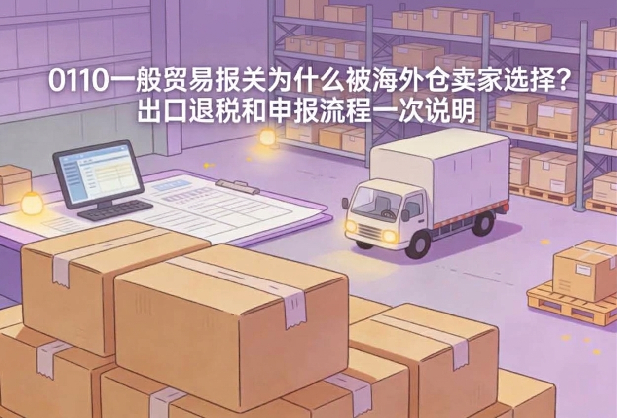 0110一般贸易报关为什么被海外仓卖家选择？出口退税和申报流程一次说明