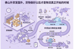 佛山外贸发国外，货物做好以后才是物流真正开始的时候